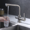 Grifo de cocina de 3 vías Agua potable Mezclador de grifo Filtro RO