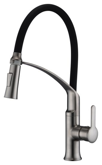 Grifos de baño grifos negros extraíbles para cocina