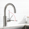 Grifo de acero inoxidable Mezclador de agua fría y caliente Bebida purificada Grifo de agua