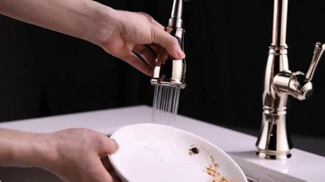 Pull Down Kitchen Faucet - Grifo mezclador para fregadero de cocina certificado