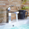 Grifo monomando de latón, agua cuadrada, monomando, lavabo